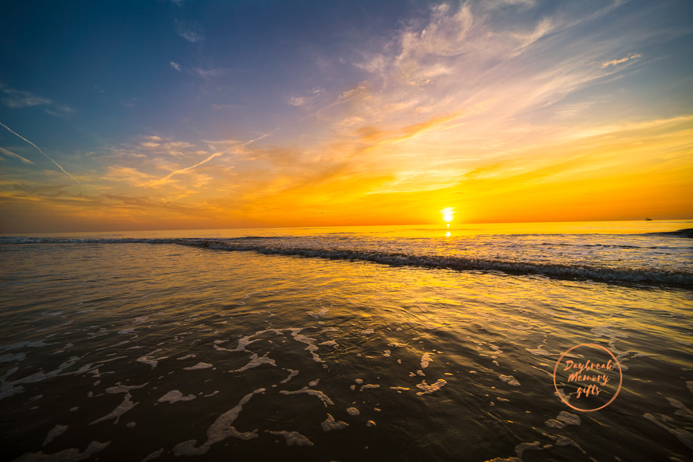 August 20, 2021 Sunrise over Jacksonville Beach. Wall art with a purpose. The perfect unique gift for special occasions like Newborn Baby gift, Wedding gift, Baptism gift or Client Gifts for their special occasions. Give them the Sunrise that corresponds to their special day. These high quality prints also make for stunning wall art that add a WOW Factor to room décor or office décor.
