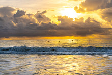 Load image into Gallery viewer, June 2, 2021 Sunrise over Jacksonville Beach. The perfect unique gift for  special occasions like Newborn Baby, Wedding, Baptism or Client Gift for their special occasion . Also great for your very own stunning Wall Art.
