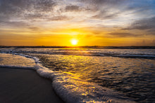 Load image into Gallery viewer, June 6, 2021 Sunrise over Jacksonville Beach. The perfect unique gift for  special occasions like Newborn Baby, Wedding, Baptism or Client Gift for their special occasion . Also great for your very own stunning Wall Art.
