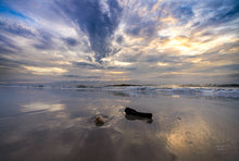 Load image into Gallery viewer, June 14, 2021 Sunrise over Jacksonville Beach. The perfect unique gift for  special occasions like Newborn Baby, Wedding, Baptism or Client Gift for their special occasion . Also great for your very own stunning Wall Art.
