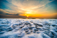 Load image into Gallery viewer, June 16, 2021 Sunrise over Jacksonville Beach. The perfect unique gift for  special occasions like Newborn Baby, Wedding, Baptism or Client Gift for their special occasion . These prints also make for stunning wall art.

