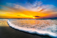 Load image into Gallery viewer, June 17, 2021 Sunrise over Jacksonville Beach. The perfect unique gift for  special occasions like Newborn Baby, Wedding, Baptism or Client Gift for their special occasion . Also great for your very own stunning Wall Art.
