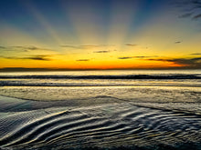 Load image into Gallery viewer, July 10, 2021 Sunrise over Jacksonville Beach. The perfect unique gift for special occasions like Newborn Baby gift, Wedding gift, Baptism gift or Client Gifts for their special occasions. Give them the Sunrise that corresponds to their special day. These high quality prints also make for stunning wall art that add a WOW Factor to room décor or office décor.
