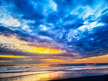 Load image into Gallery viewer, March 18, 2020 Sunrise over Jacksonville Beach. Wall art with a purpose. The perfect unique gift for special occasions like Newborn Baby gift, Wedding gift, Baptism gift or Client Gifts for their special occasions. Give them the Sunrise that corresponds to their special day. These high quality prints also make for stunning wall art that add a WOW Factor to room décor or office décor.
